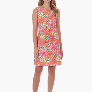 Jude Connally Multi Color Floral Summer Beth Dress Medium